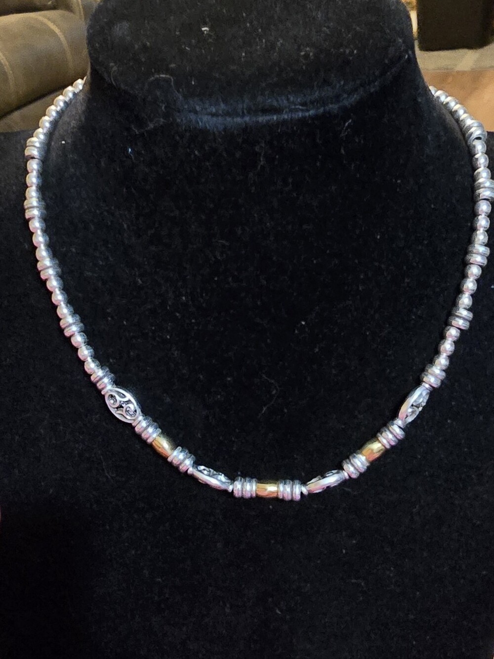 Brighton beaded collar necklace